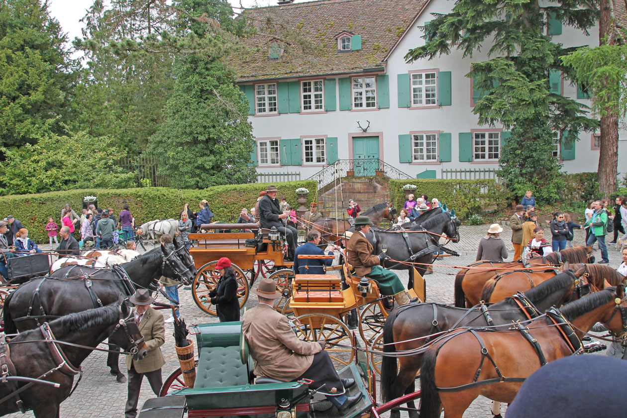 Kutschen, Kultur & Events - Historische Basler Kutschen im Wenkenhof in Riehen 19.5.2019